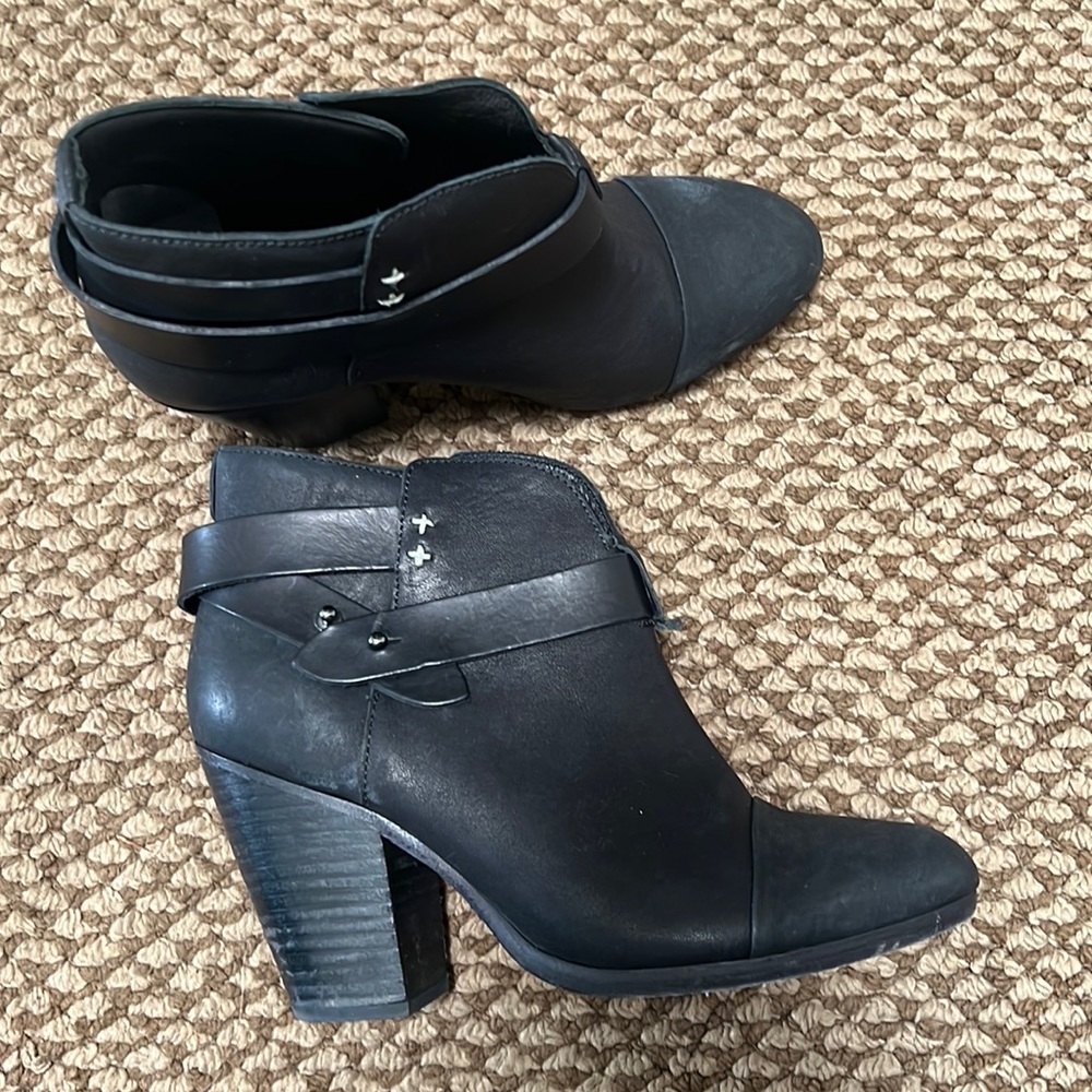 rag & bone Kinsey Distressed Nubuck Ankle Boots 37.5